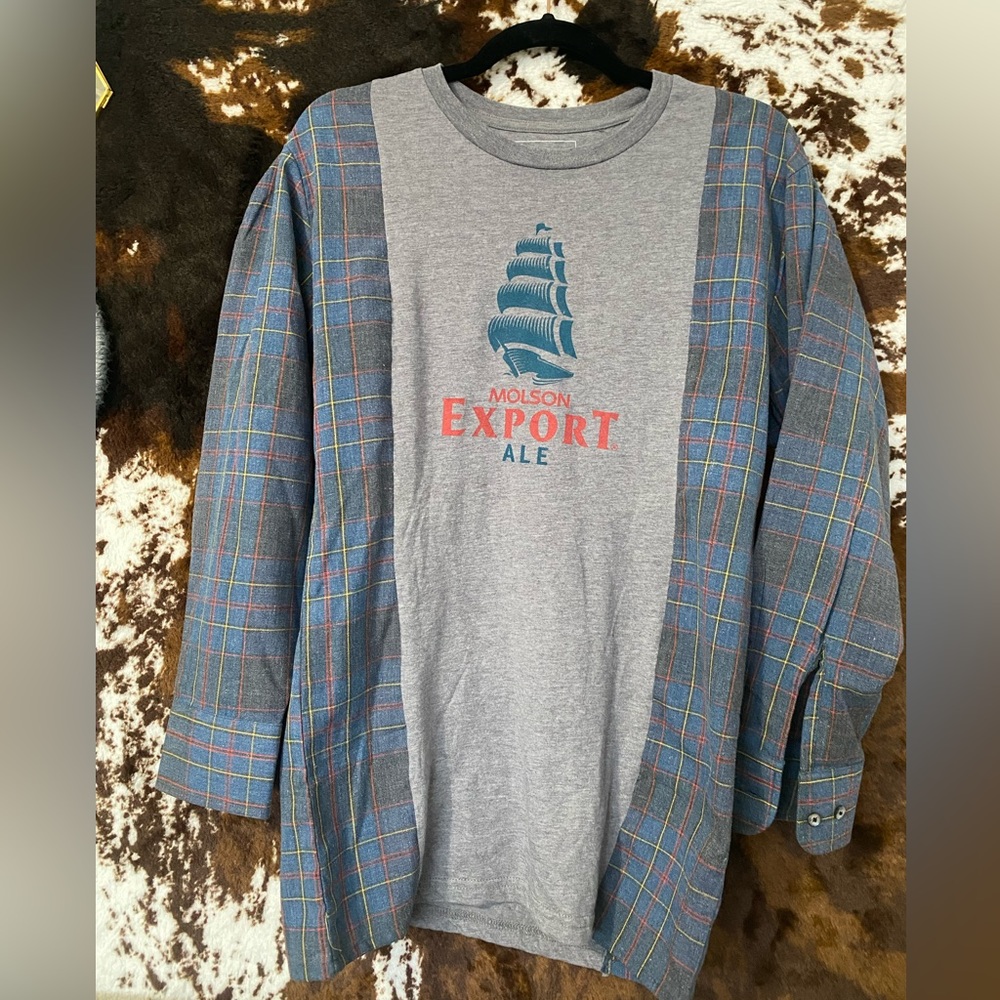 Custom Plaid Molson Long Sleeve